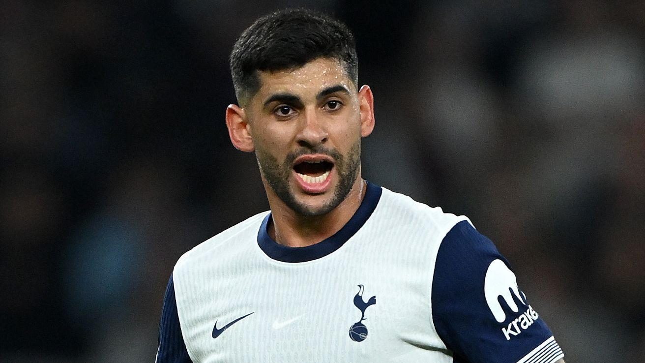 Cristian Romero, capitán del Tottenham, podría salir este verano en medio de una reestructuración de la plantilla