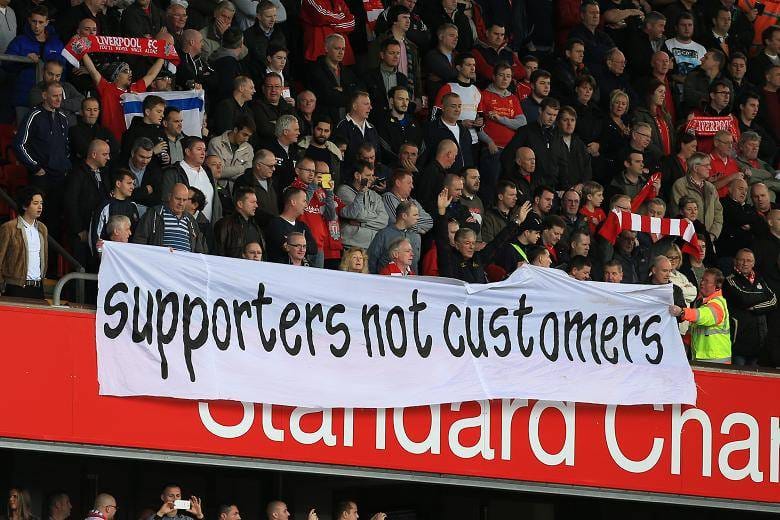 Liverpool supporters protest significant season ticket price increase